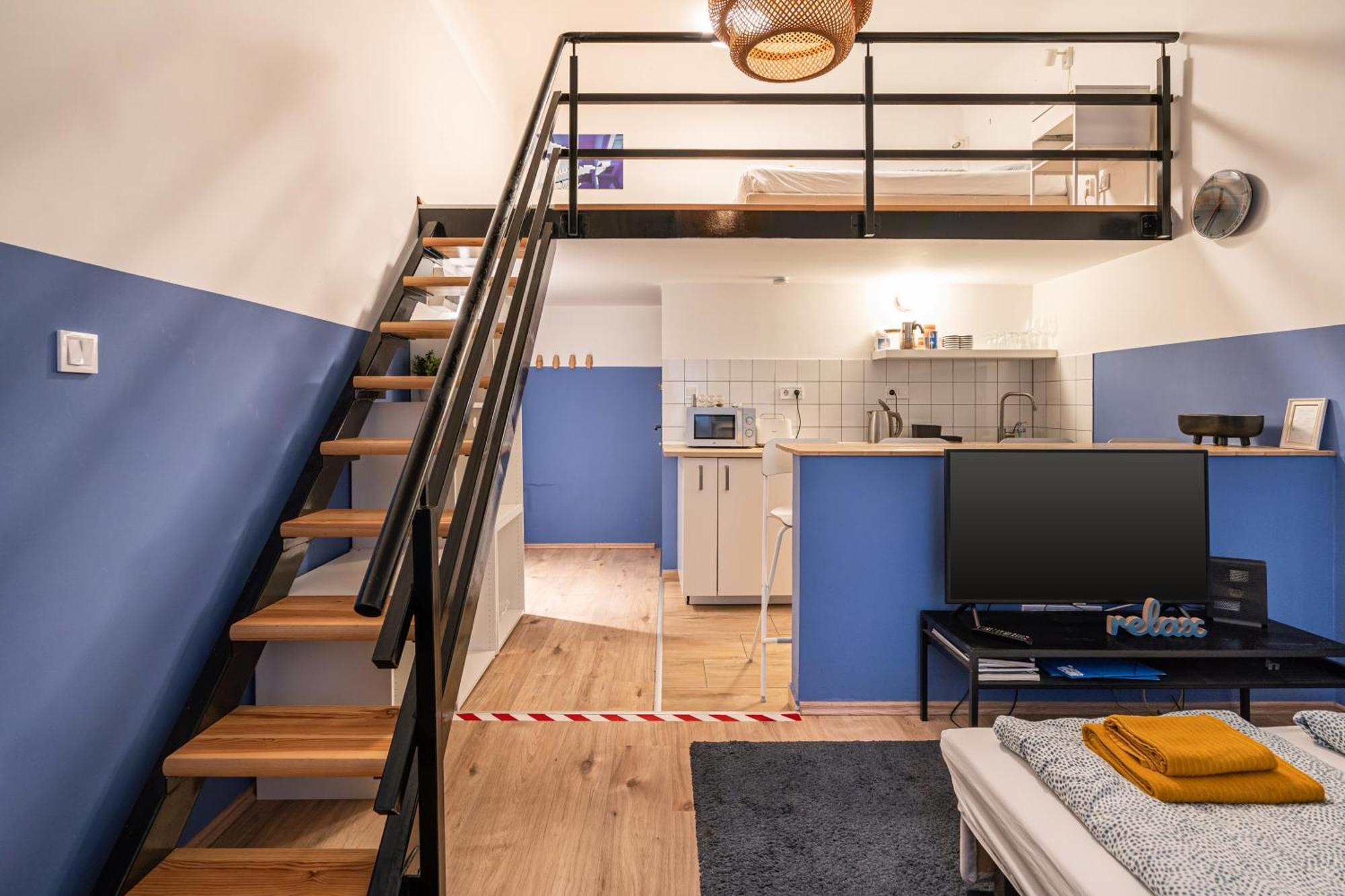 Cosy Studio In Central Party District W41 Blue بودابست المظهر الخارجي الصورة